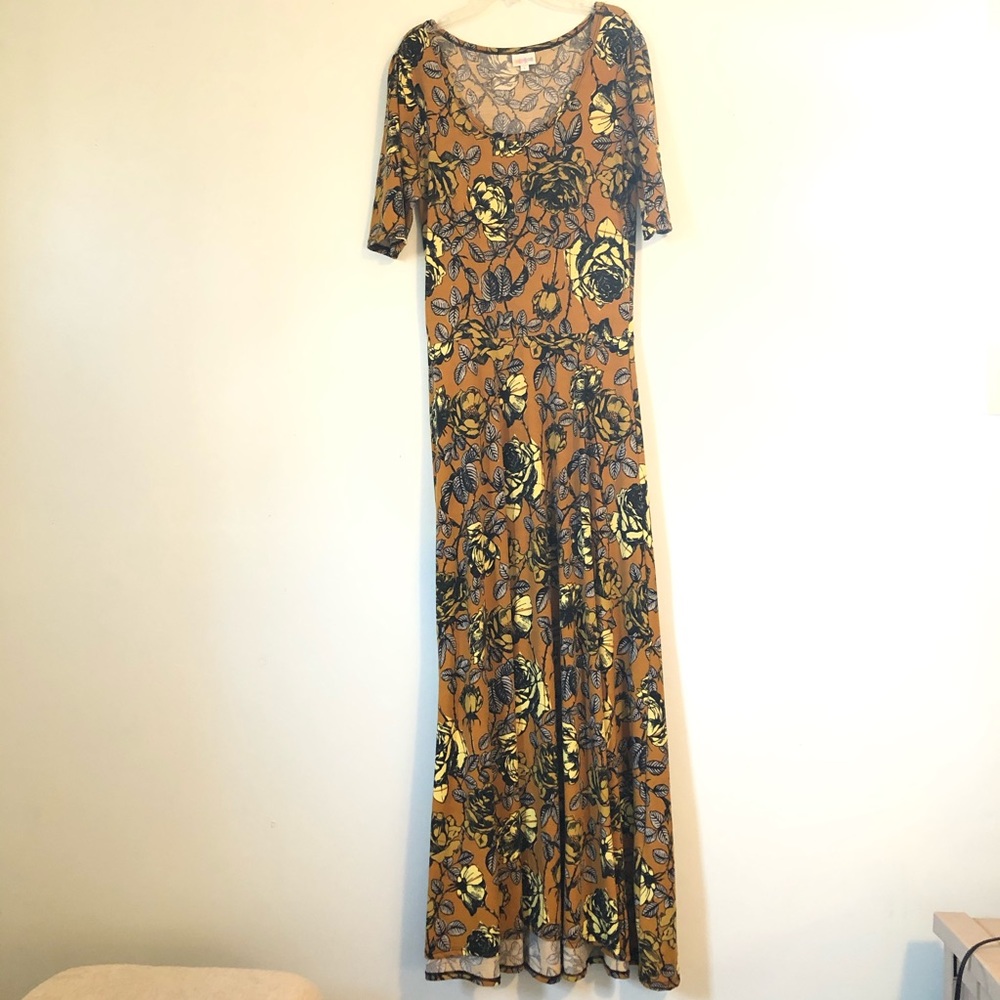 Lularoe Maxi Dress Size Large EUC